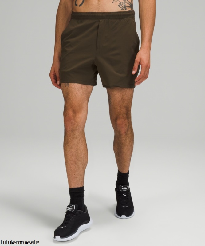 Lululemon Deutschland DELULU861 | Pace Breaker Linerless Short 5 Dunkeloliv